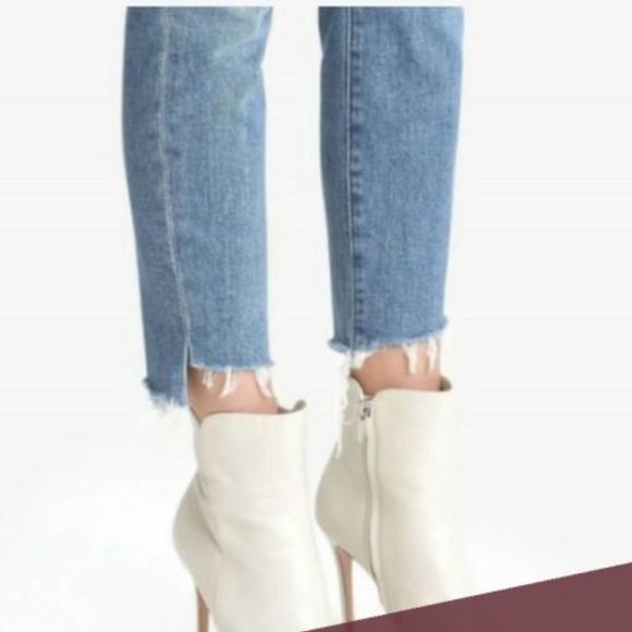 MOTHER Jeans in The Looker ankle fray step hem - Picture 2 of 3